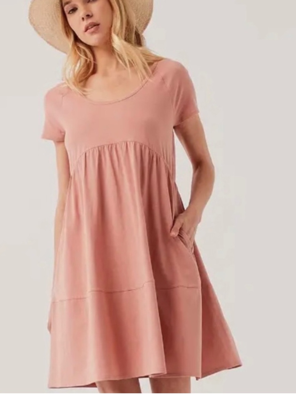 Pact Organic Cotton Revive Popover Mini Dress